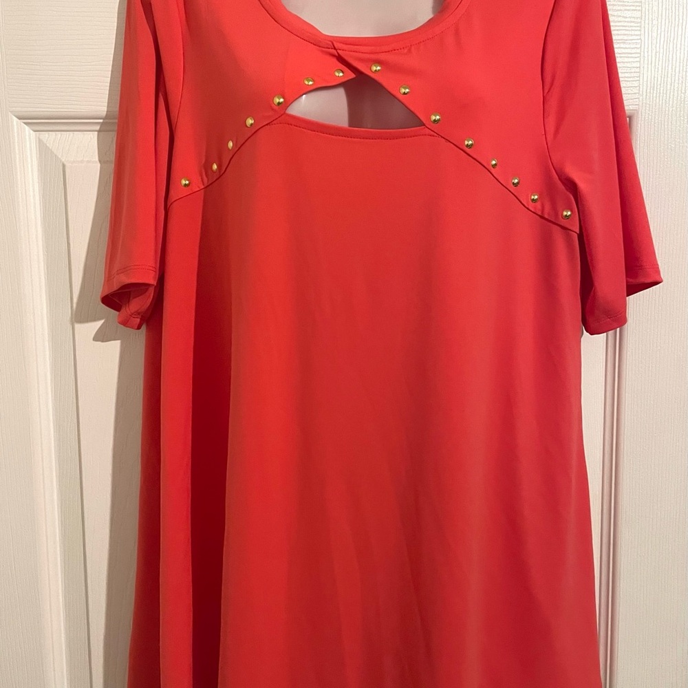 3/$20 Nina Leonard pink shirt